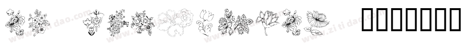 KR Snowflake 2字体转换